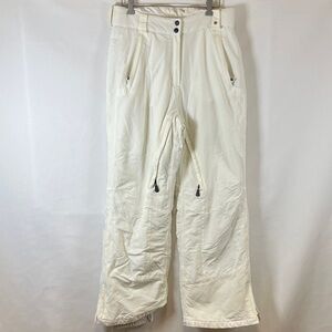 Polar Edge Silver Series Keystone Ski Pants Women's Size M White Insulated